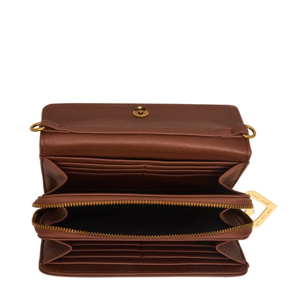 Betsey Johnson Kitsch Baking Spirits Bright Christmas Gingerbread Wallet WOC NWT - Picture 9 of 13